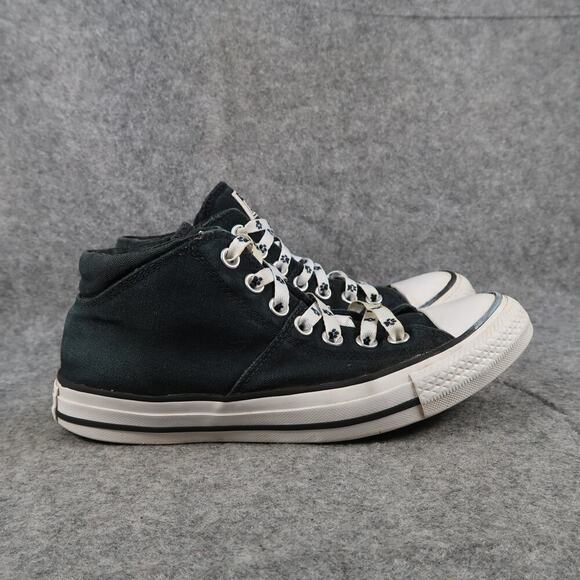 Converse Shoes Womens 8 Sneakers Chuck Taylor All Star High Top Black Canvas - Picture 1 of 11
